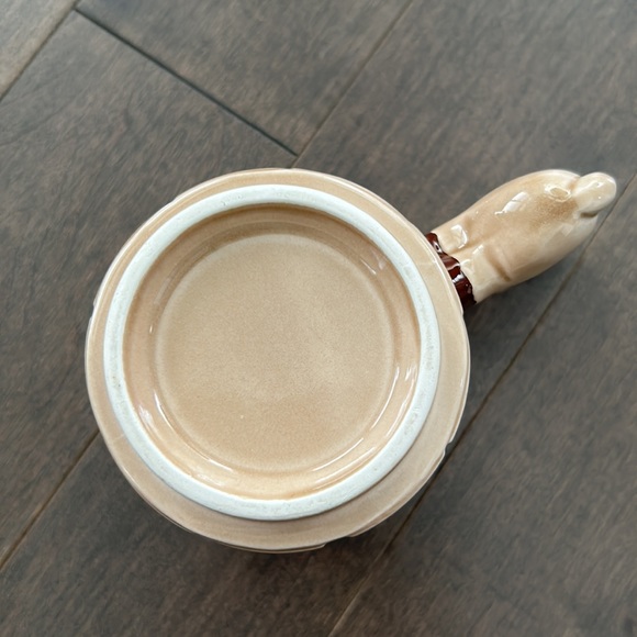 ENESCO Vintage Reindeer Handle Small Mug, Brick Chimney Christmas Holiday RARE - Picture 3 of 5